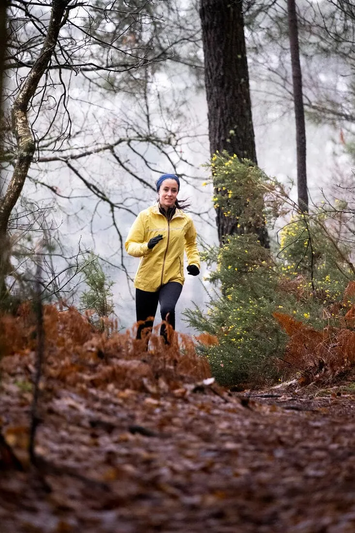 Legging de trail running avec portage Femme - KIPRUN Run 900 Carrying Noir