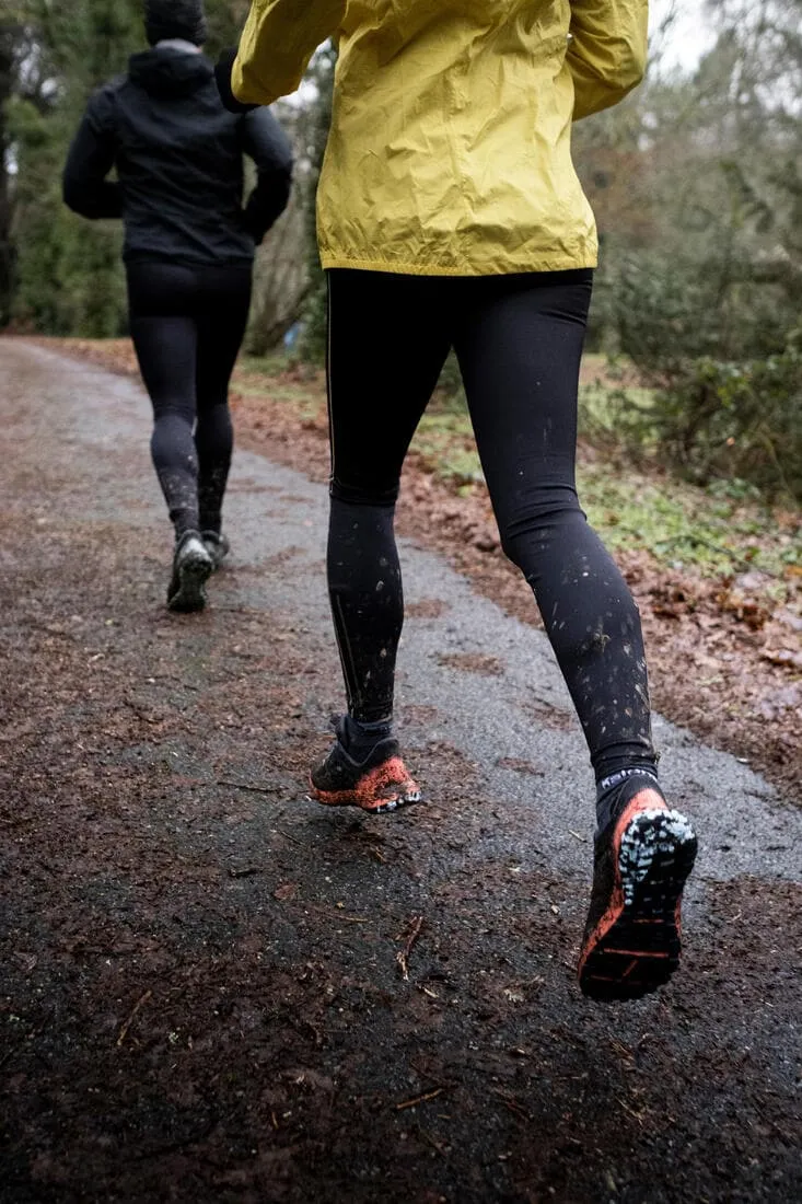 Legging de trail running avec portage Femme - KIPRUN Run 900 Carrying Noir