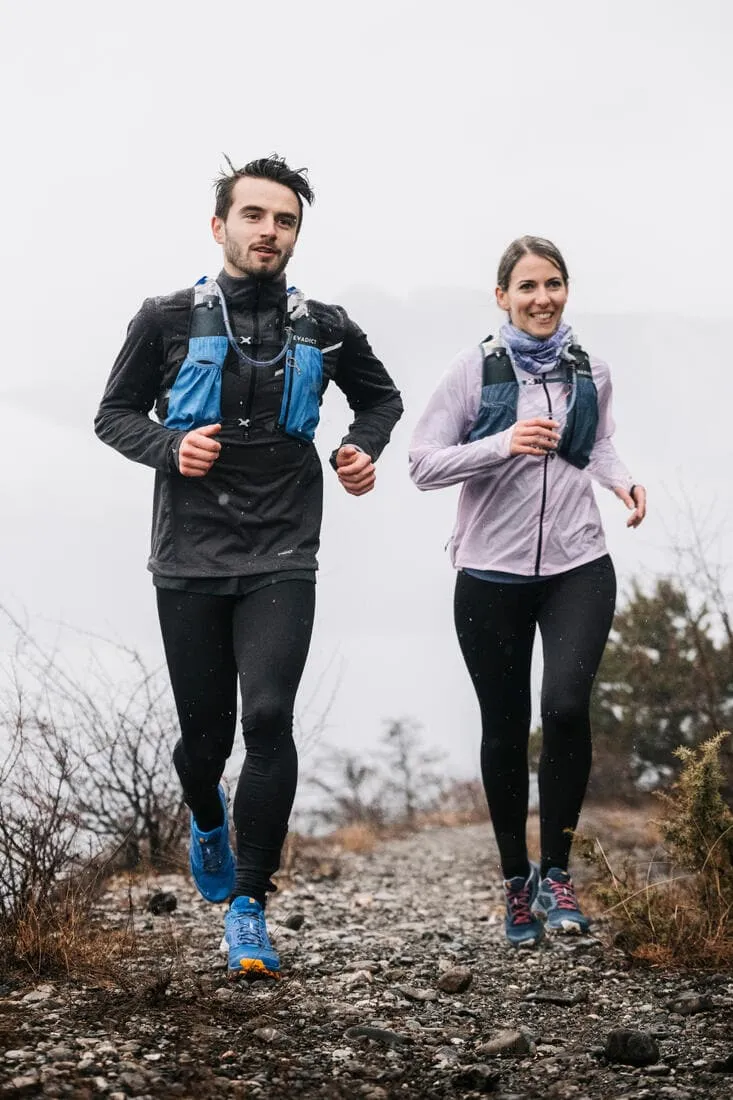 Legging de trail running avec portage Femme - KIPRUN Run 900 Carrying Noir
