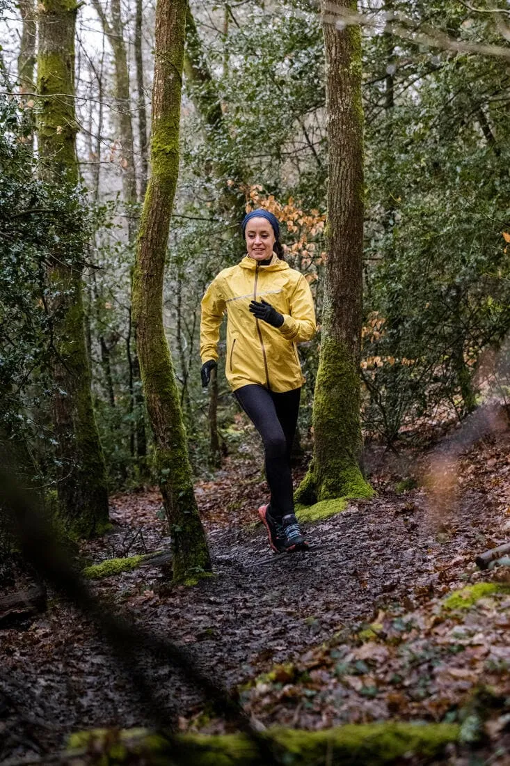 Legging de trail running avec portage Femme - KIPRUN Run 900 Carrying Noir