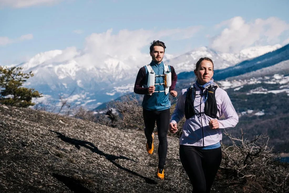 Legging de trail running avec portage Femme - KIPRUN Run 900 Carrying Noir