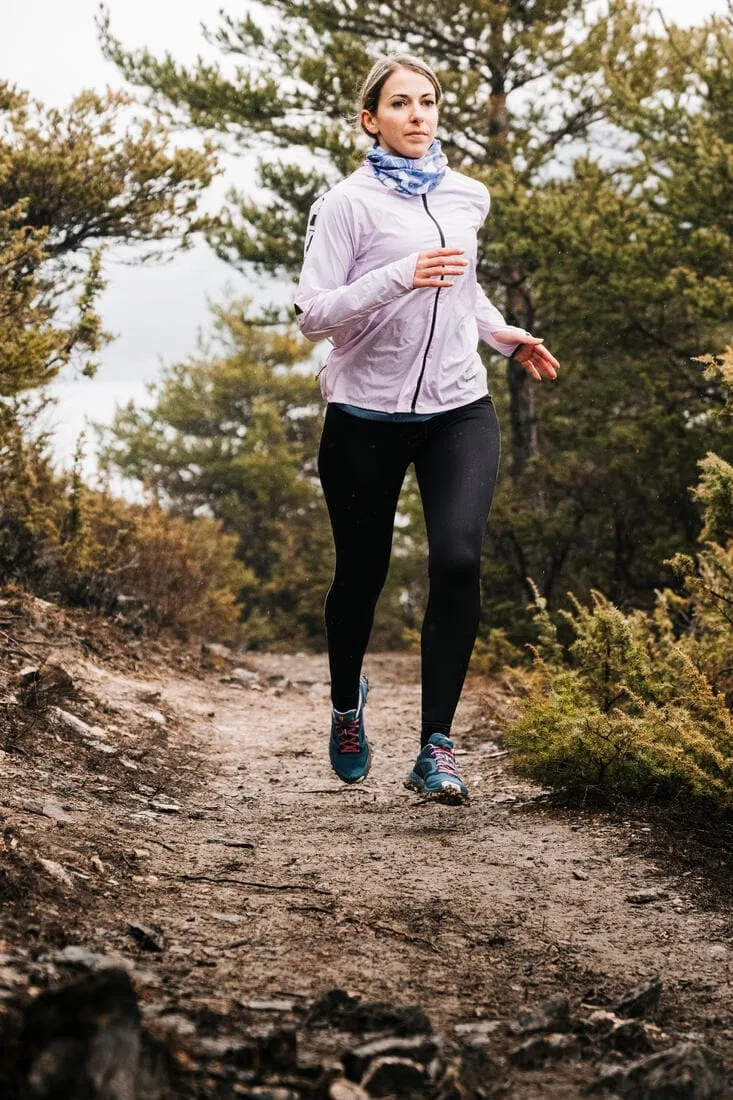 Legging de trail running avec portage Femme - KIPRUN Run 900 Carrying Noir