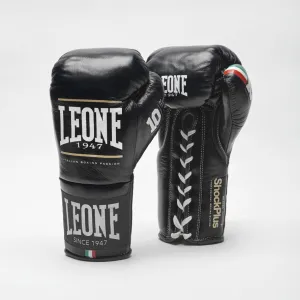 LEONE SHOCK PLUS BOXING GLOVES-BLACK
