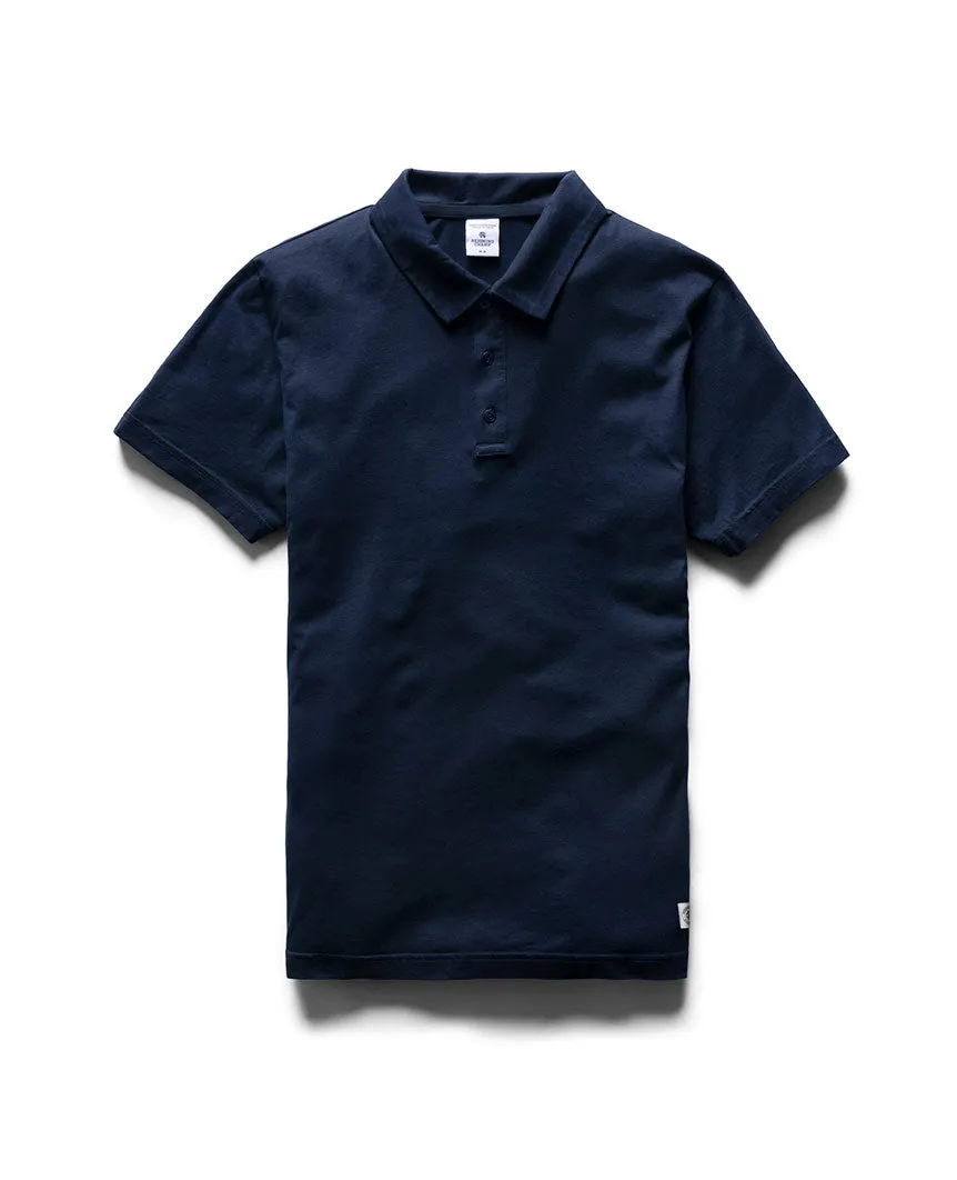 Lightweight Jersey Polo Navy