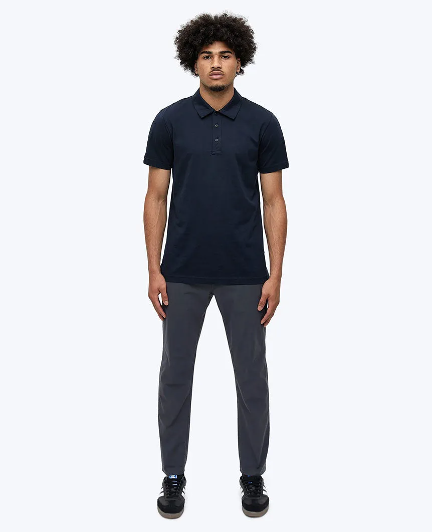 Lightweight Jersey Polo Navy