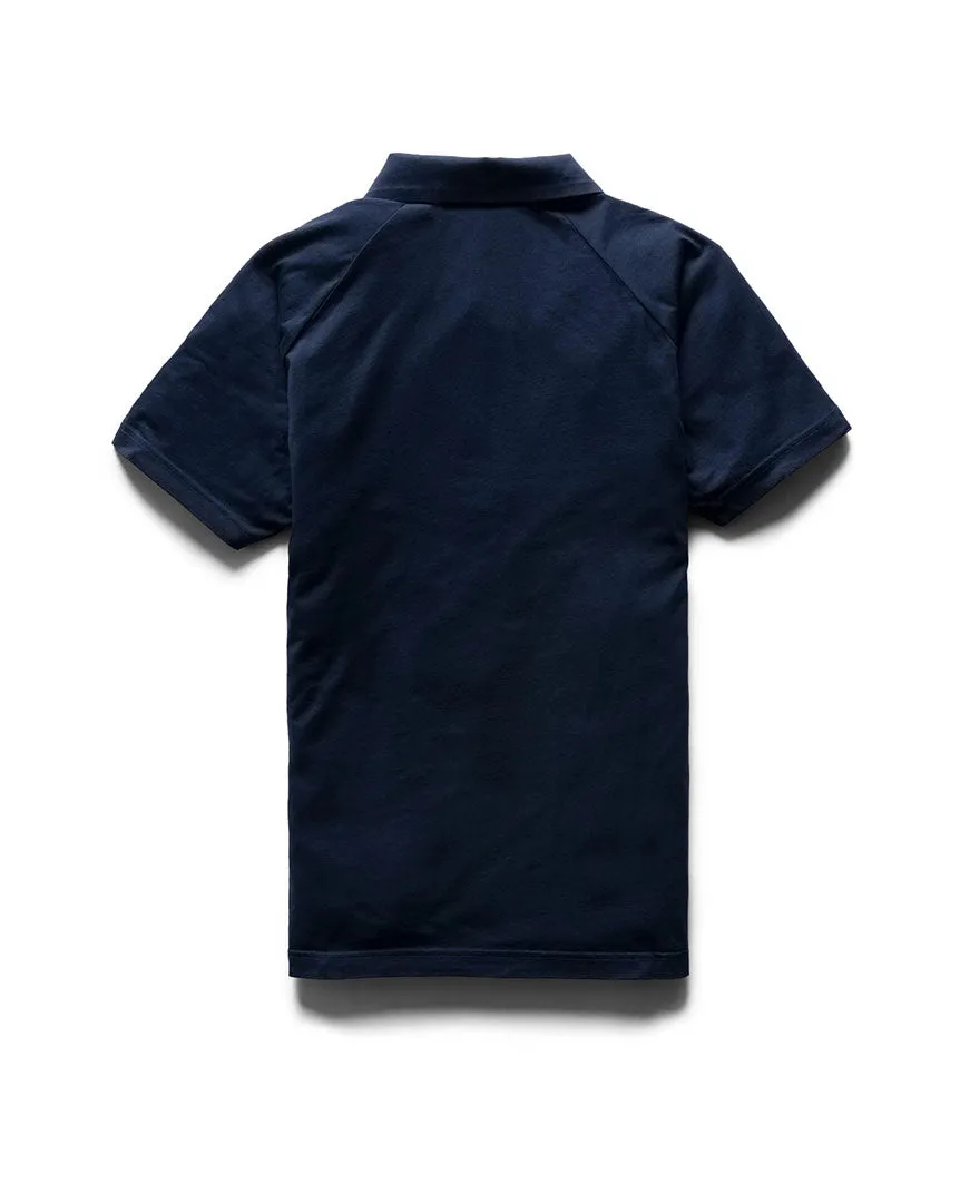 Lightweight Jersey Polo Navy