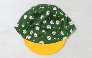 Little Cats Green Cycling Cap