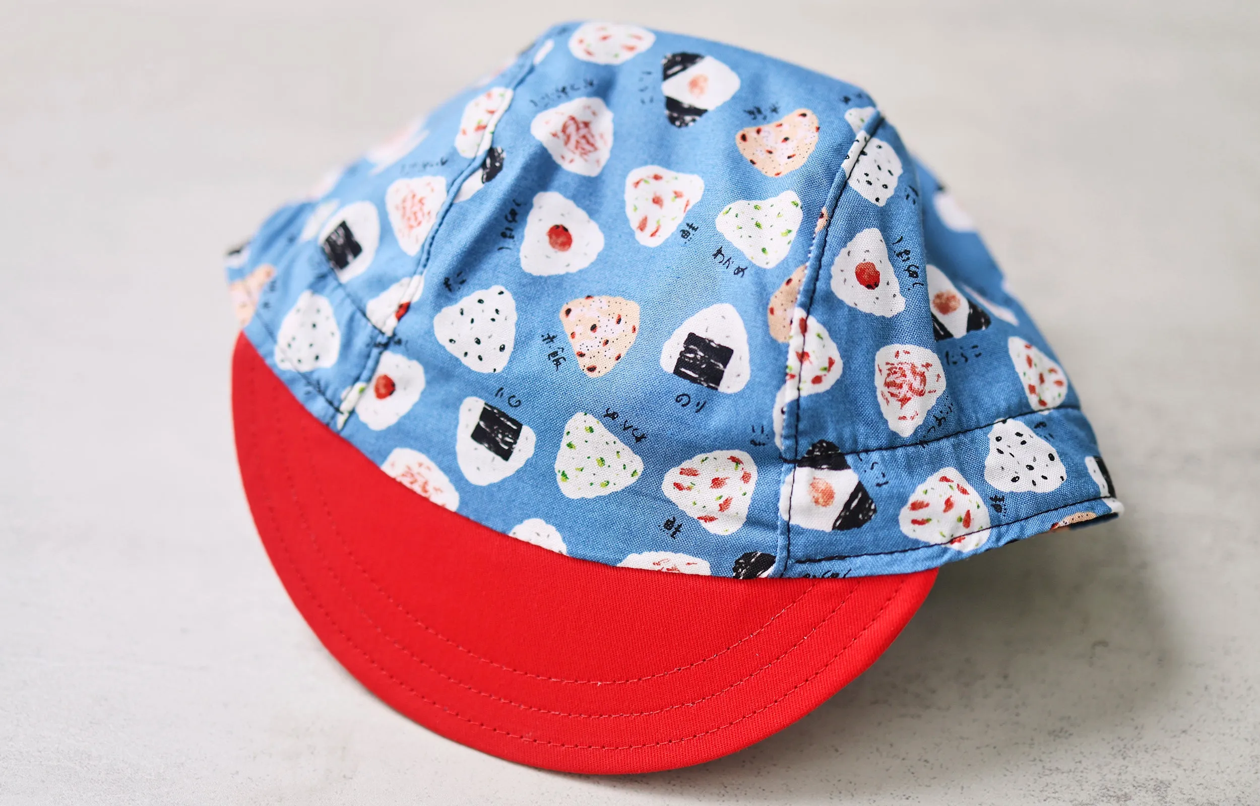Little Onigiri Blue Cycling Cap
