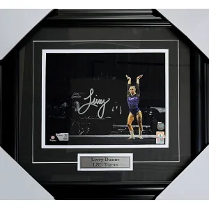 Livvy Dunne Framed Autographed 8X10 Photo