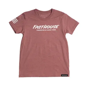 Logo Girls Tee - Heather Mauve