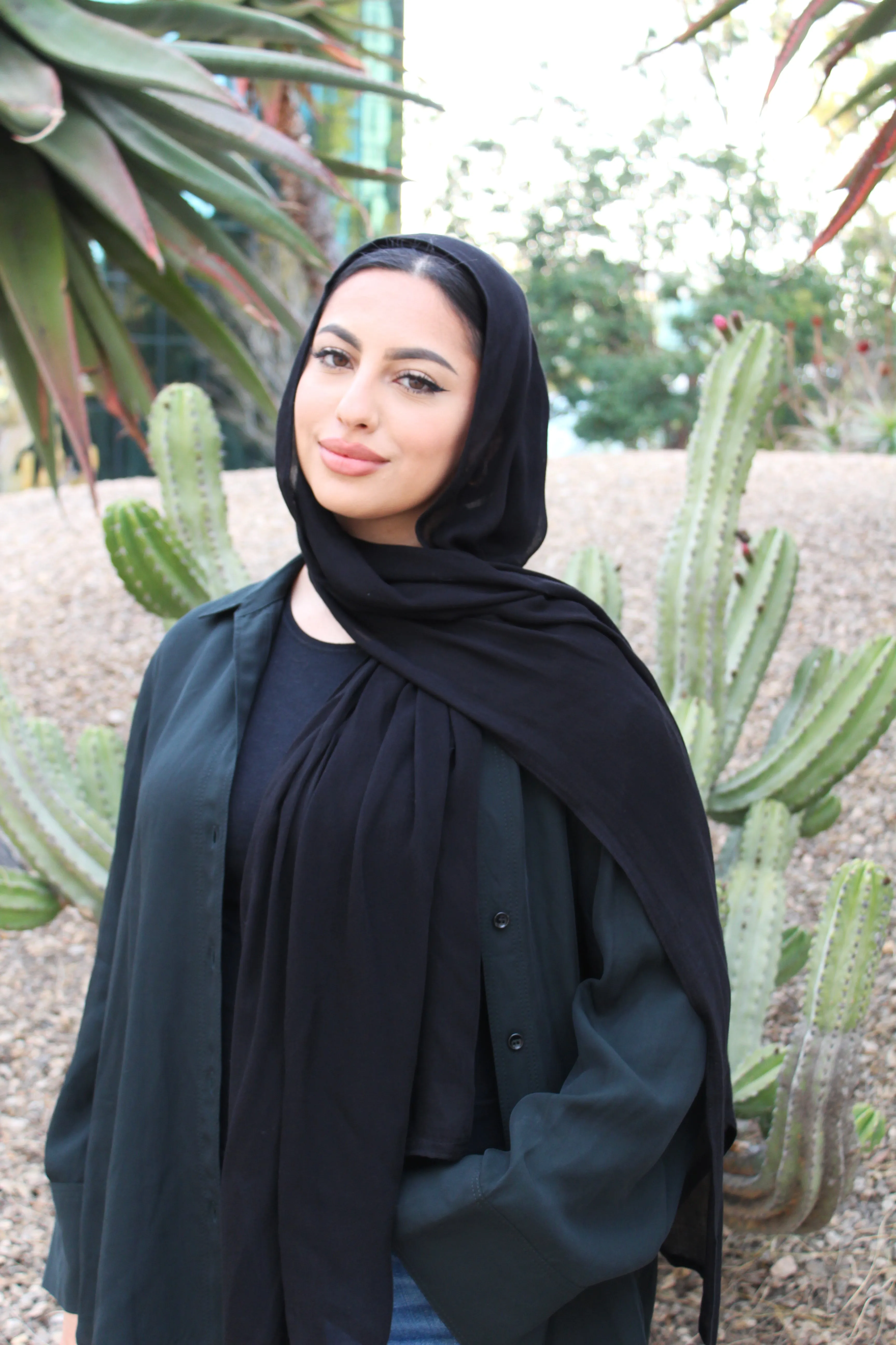 Lunar Black Scarf