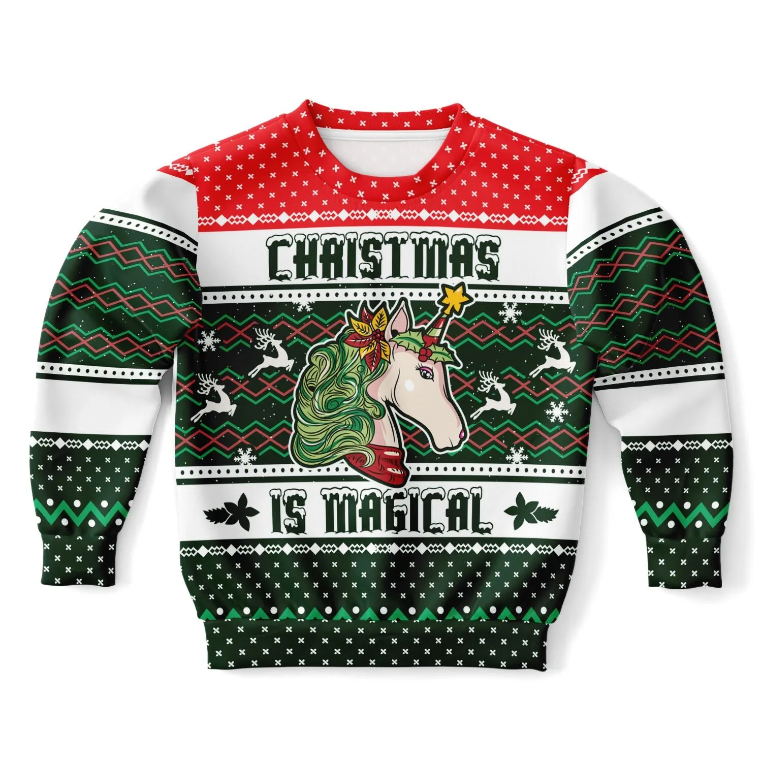 Magical Unicorn - Athletic Kids/Youth Sweatshirt