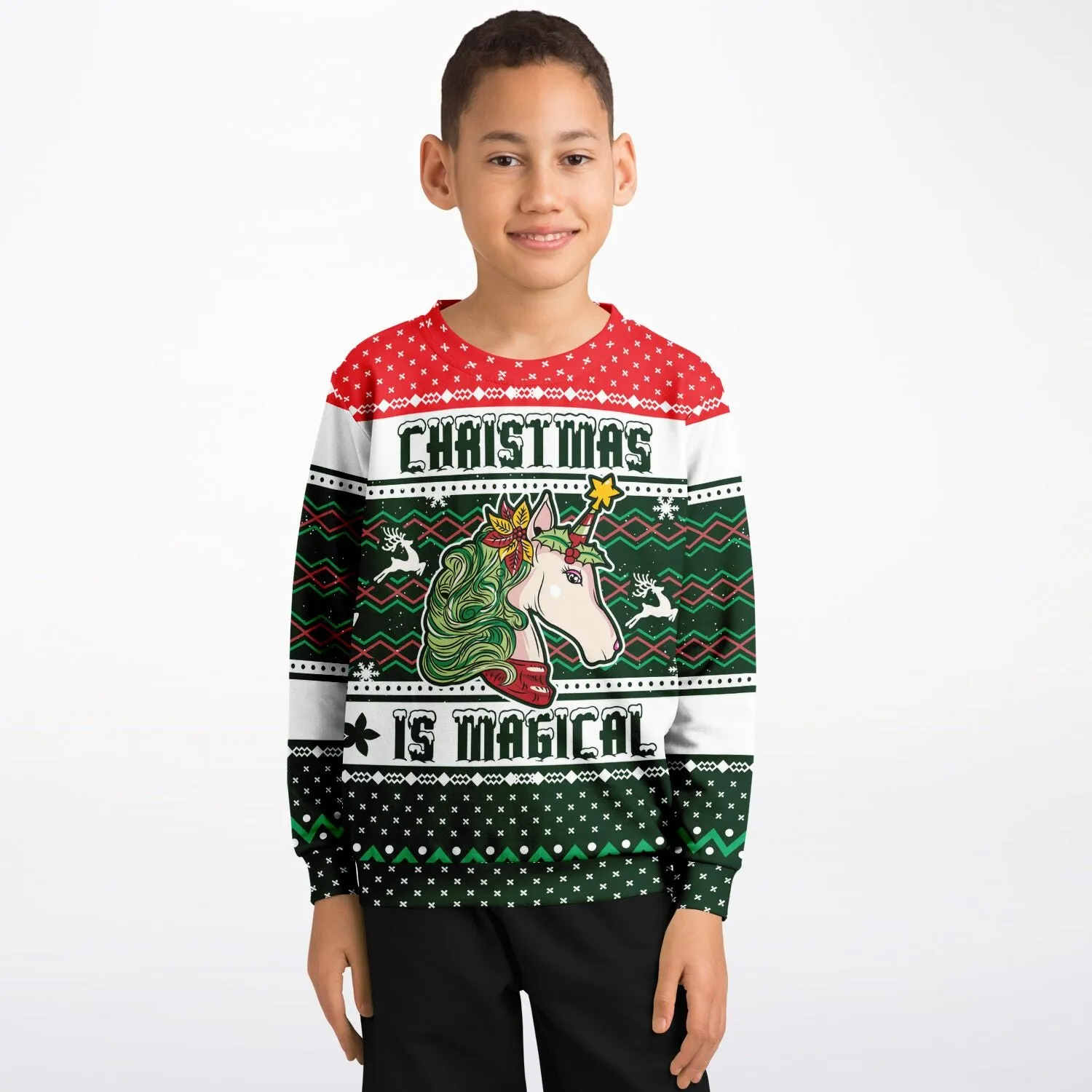 Magical Unicorn - Athletic Kids/Youth Sweatshirt