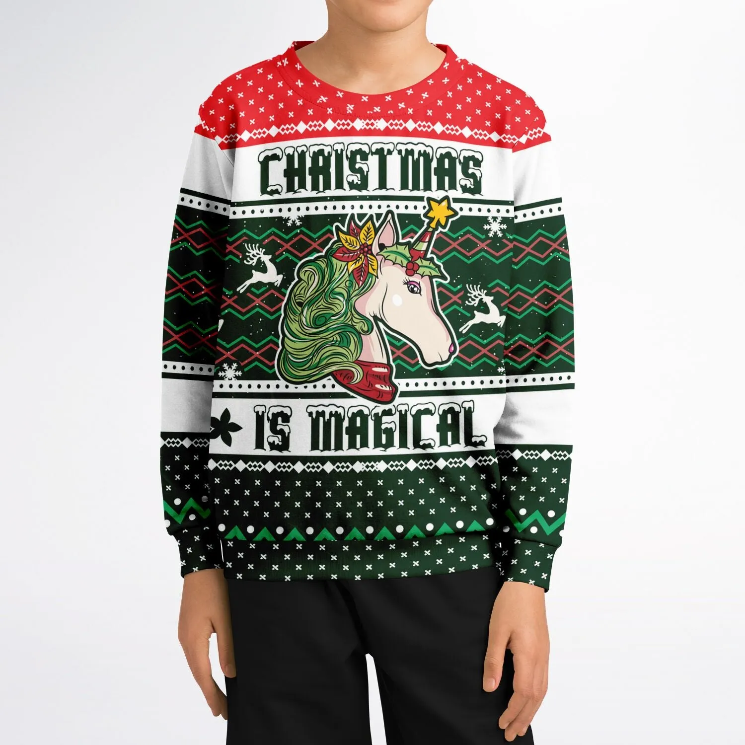 Magical Unicorn - Athletic Kids/Youth Sweatshirt
