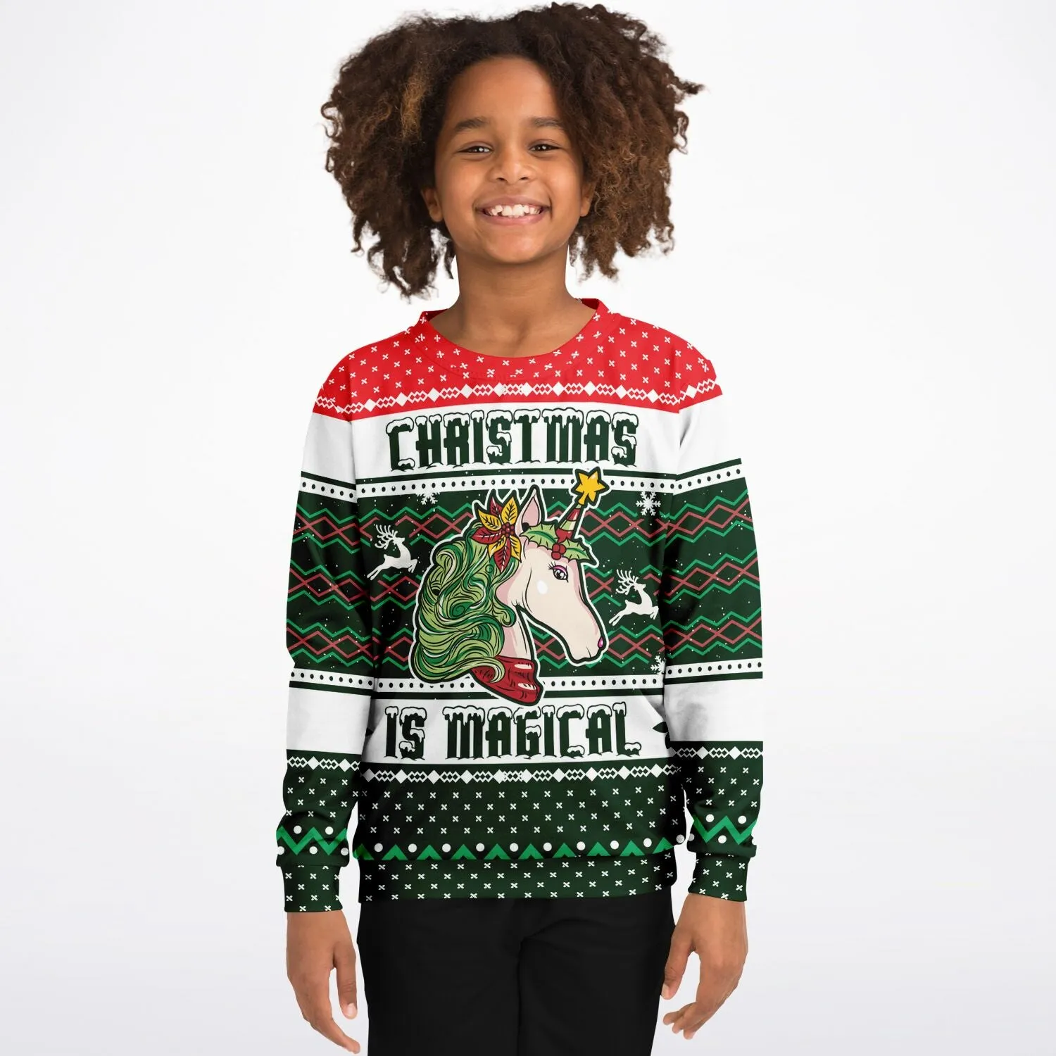 Magical Unicorn - Athletic Kids/Youth Sweatshirt