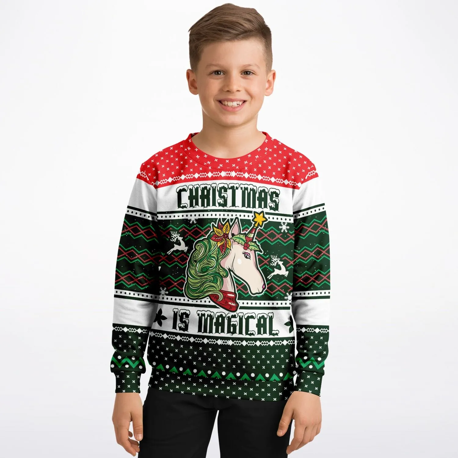 Magical Unicorn - Athletic Kids/Youth Sweatshirt