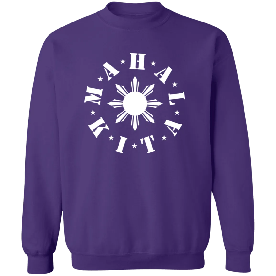Mahal Kita In Circle Sun Unisex Crewneck Pullover Sweatshirt
