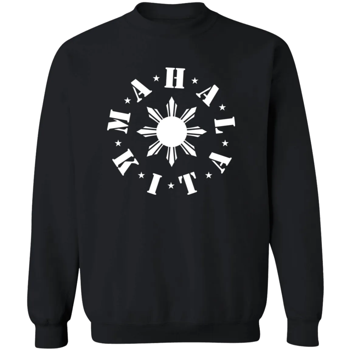 Mahal Kita In Circle Sun Unisex Crewneck Pullover Sweatshirt