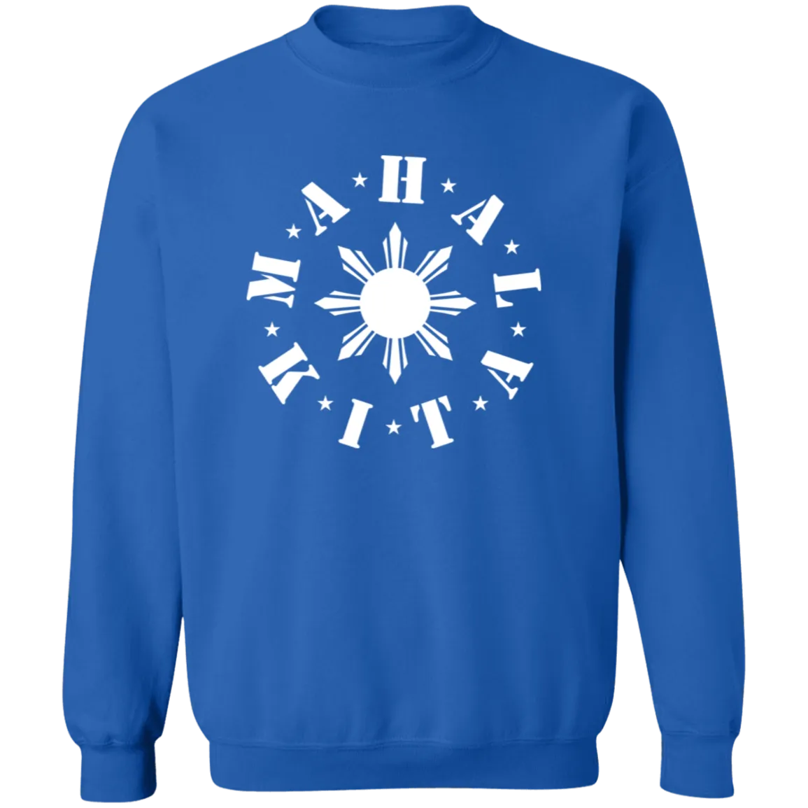 Mahal Kita In Circle Sun Unisex Crewneck Pullover Sweatshirt