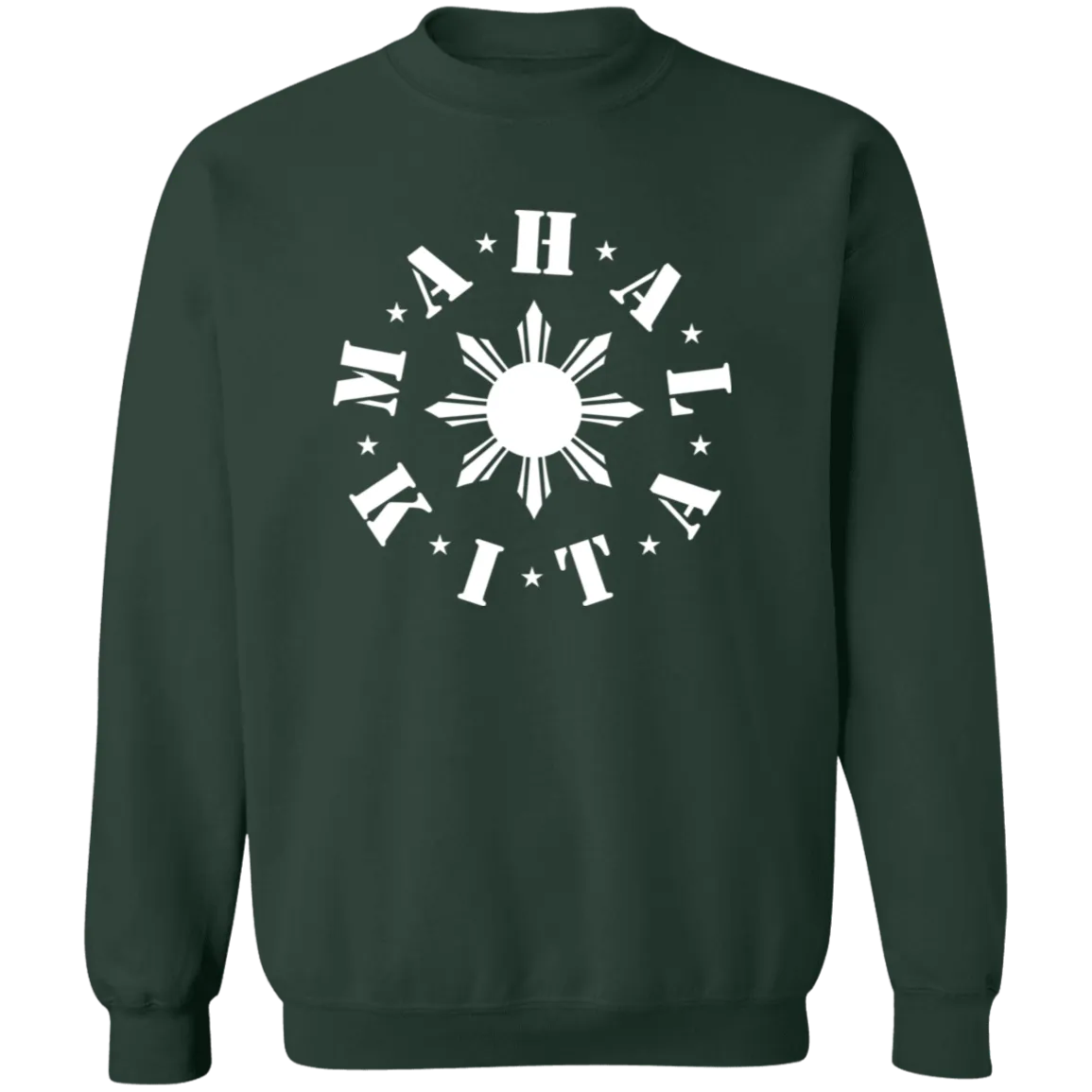 Mahal Kita In Circle Sun Unisex Crewneck Pullover Sweatshirt