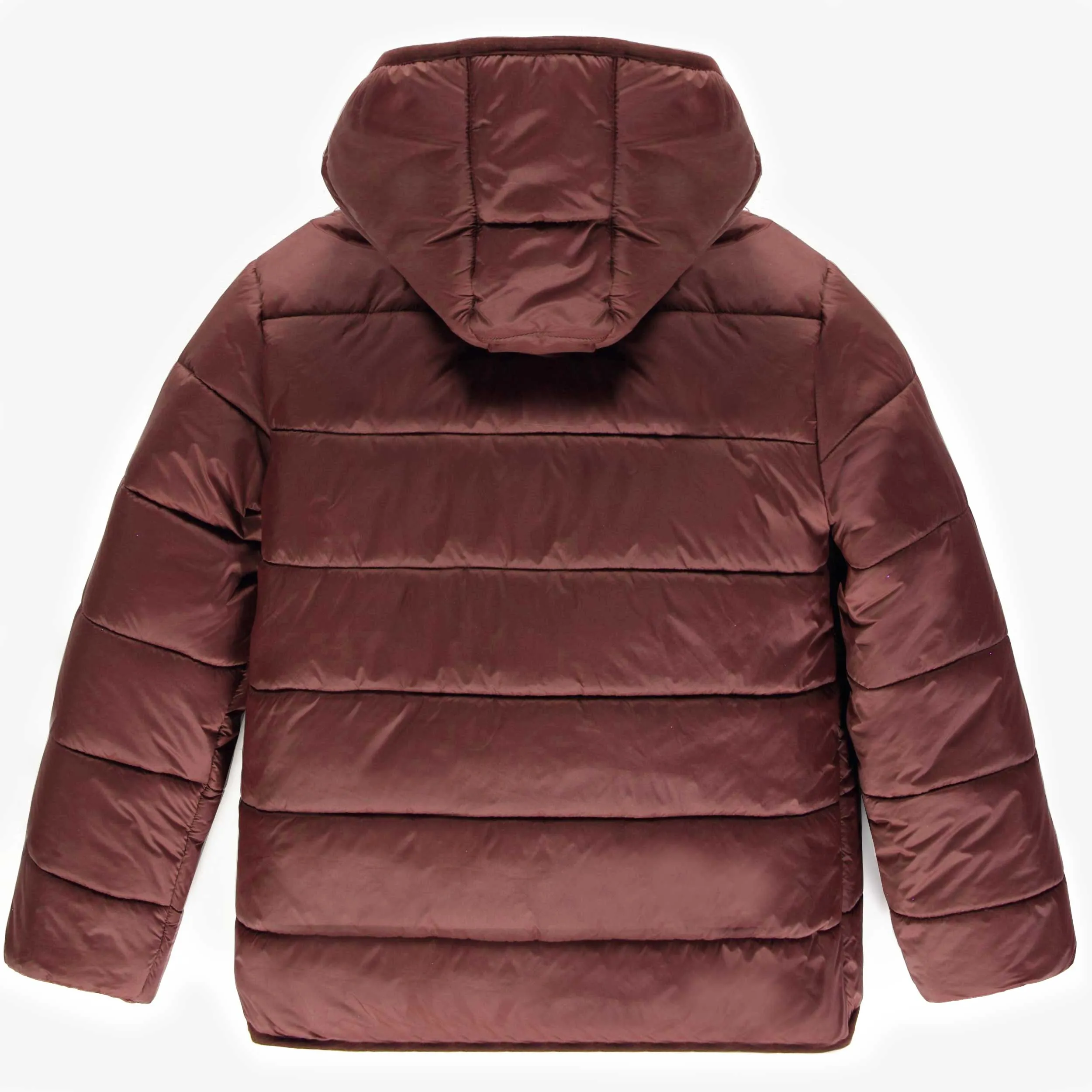 Manteau doudoune rouille, adulte || Rust puffer coat, adult