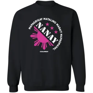 Matalino Mapagmahal Nanay Unisex Crewneck Pullover Sweatshirt