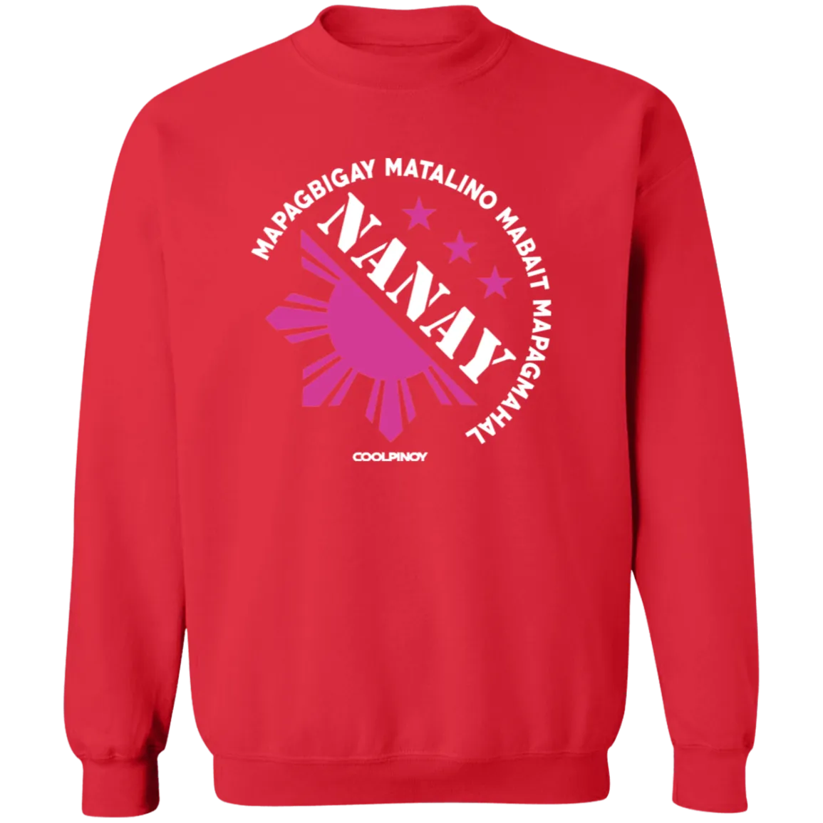 Matalino Mapagmahal Nanay Unisex Crewneck Pullover Sweatshirt
