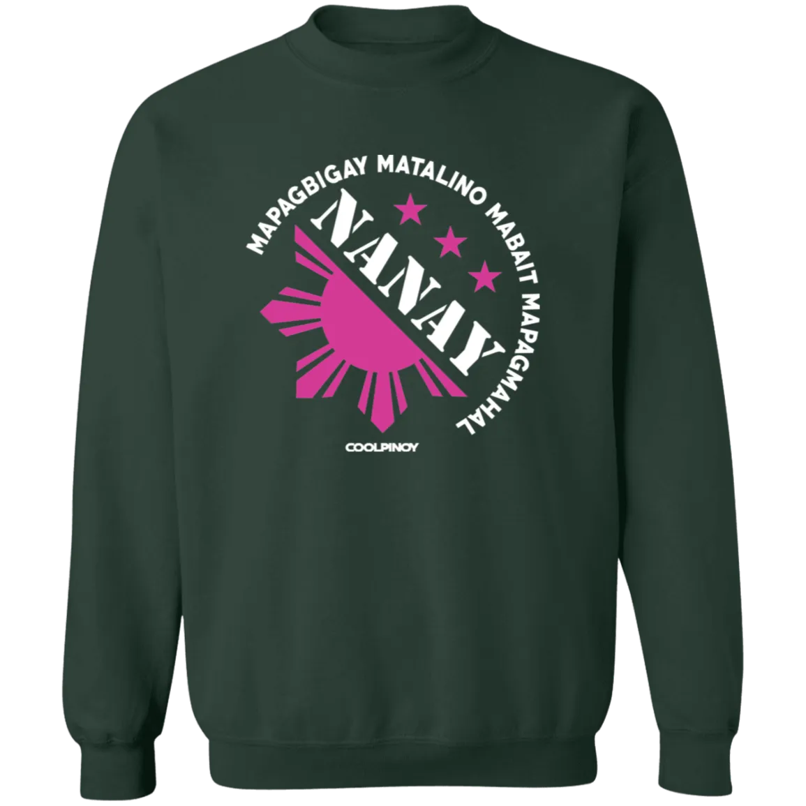 Matalino Mapagmahal Nanay Unisex Crewneck Pullover Sweatshirt