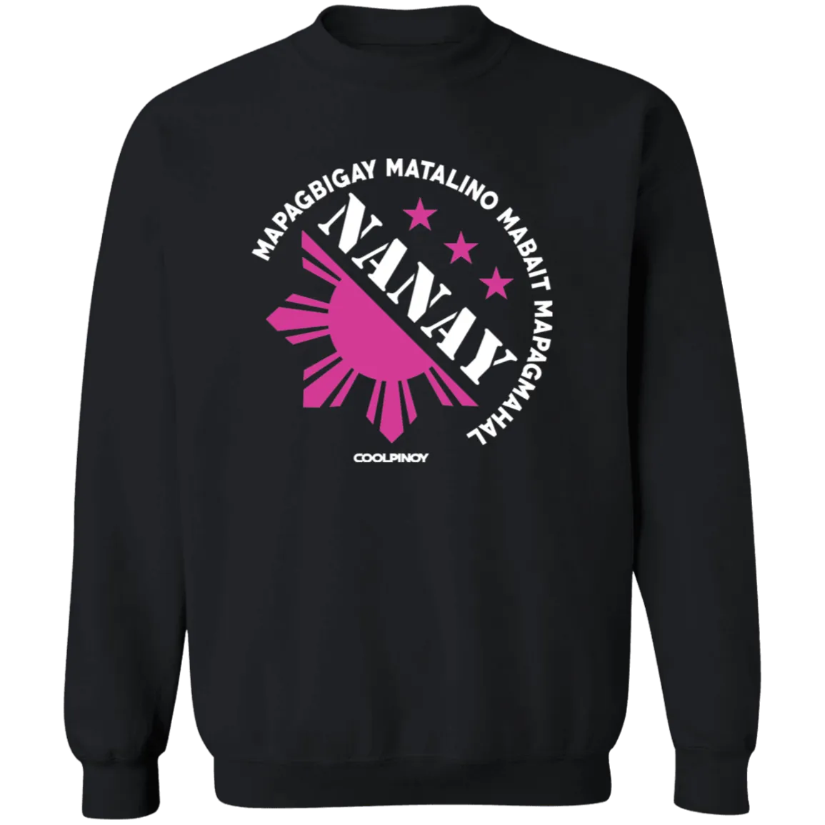 Matalino Mapagmahal Nanay Unisex Crewneck Pullover Sweatshirt