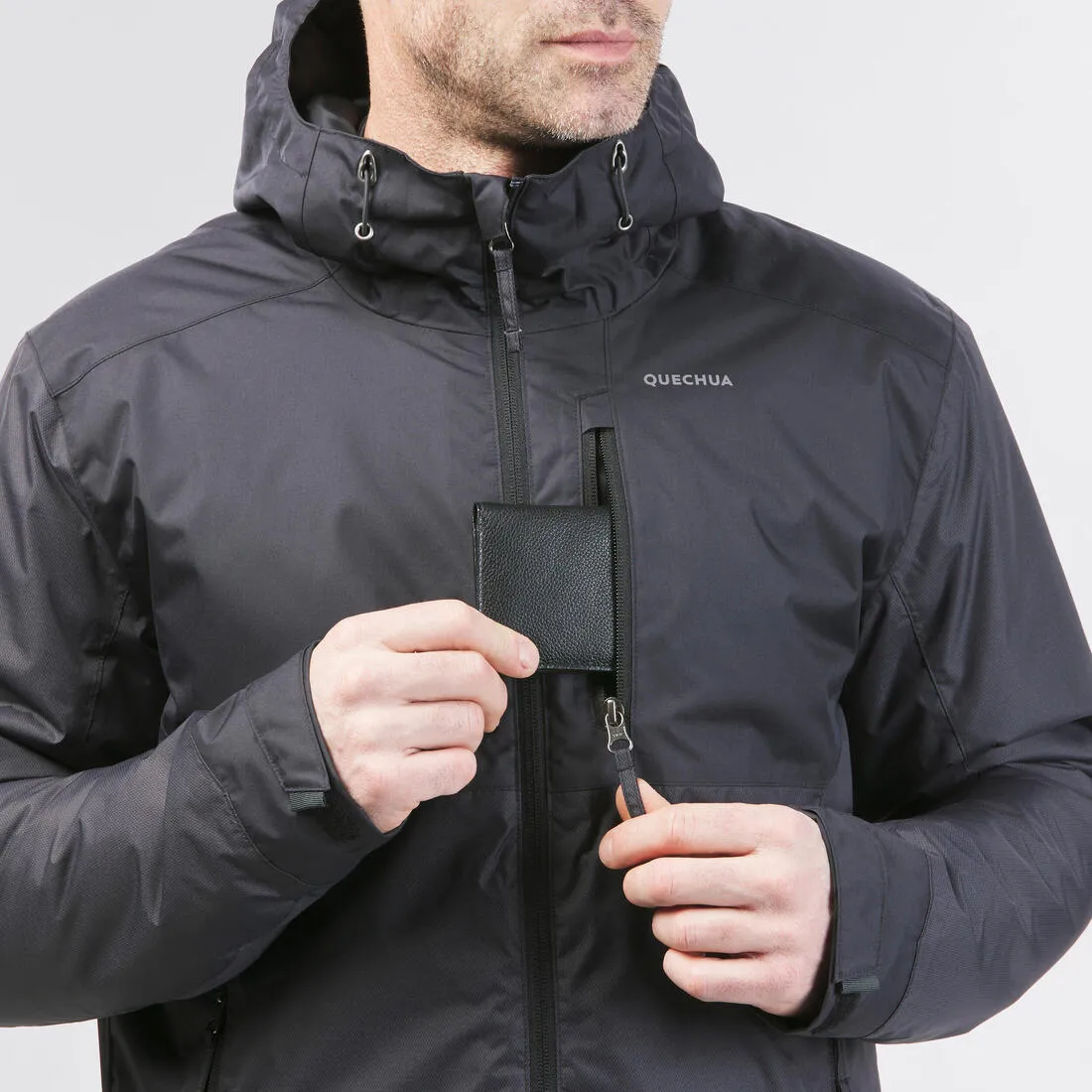Men’s waterproof hiking jacket -10°C, NH500