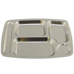MFH Stainless Steel Canteen Food Tray