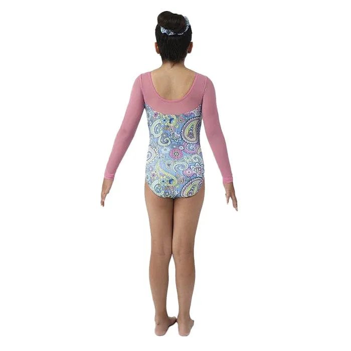 Mondor 17827 Long Sleeve Gymsuit with Mesh - Child
