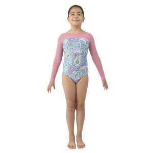 Mondor 17827 Long Sleeve Gymsuit with Mesh - Child