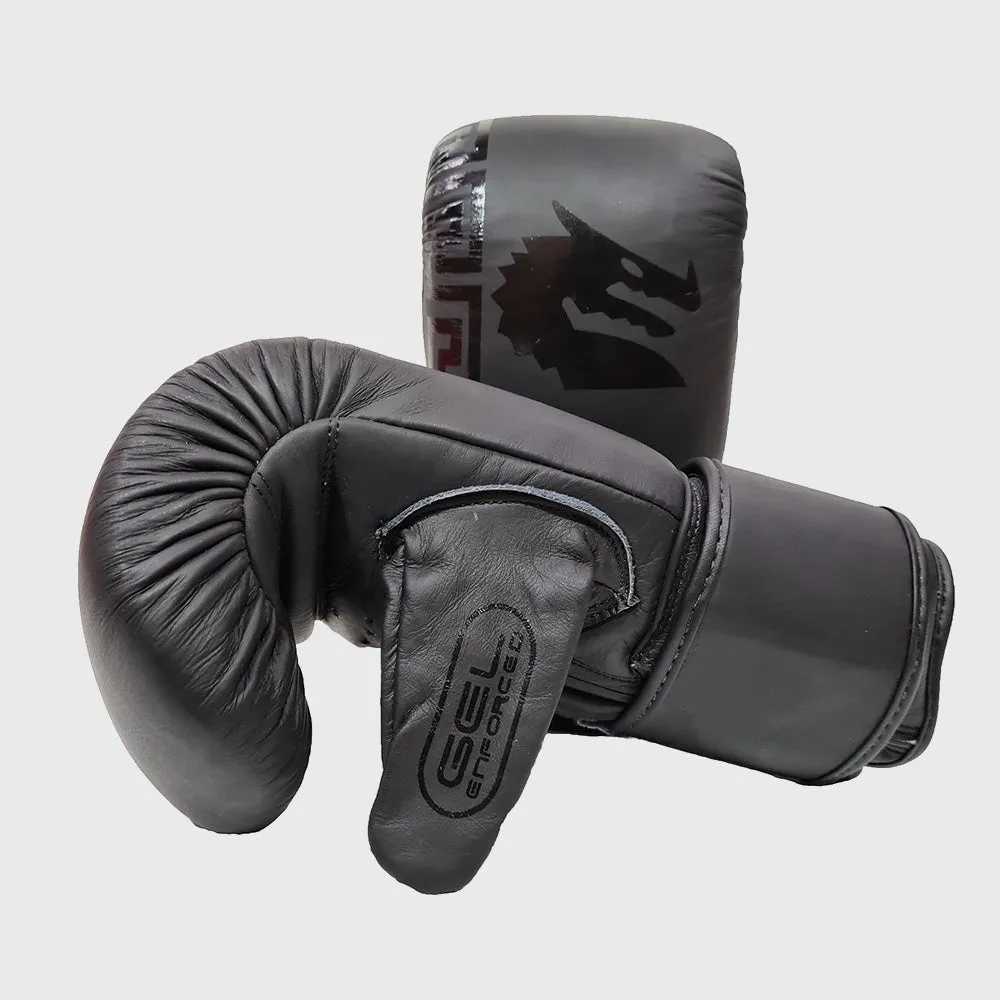 MORGAN B2 BOMBER LEATHER BOXING GLOVES (12-16OZ)