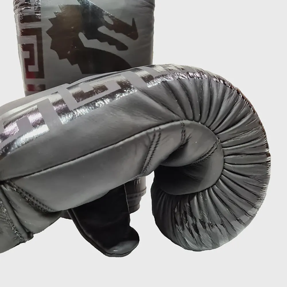MORGAN B2 BOMBER LEATHER BOXING GLOVES (12-16OZ)