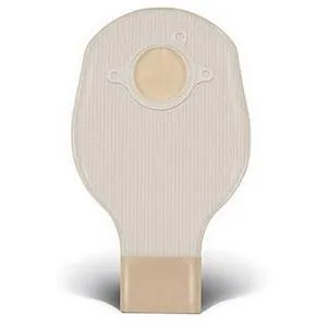 Natura® Two-Piece Drainable Pouch, Flange 1-3/4" (45mm), Opaque 10" (25.4cm), Tail Clip - Box of 20