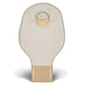 Natura® Two-Piece Drainable Pouch, Flange 2-1/4" (57mm), Opaque 10" (25.4cm), Tail Clip - Box of 20
