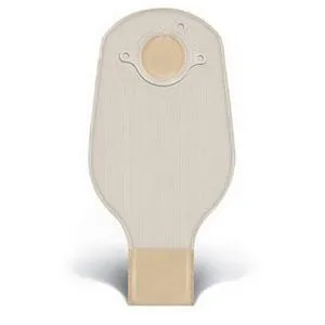 Natura® Two-Piece Drainable Pouch, Flange 2-3/4" (70mm), Transparent 12" (30.5cm), Tail Clip - Box of 10