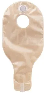 Natura® Two-Piece High Output Drainable Pouch, Flange 2-1/4" (57mm), Transparent 14" (35.5cm), Spout - Box of 5