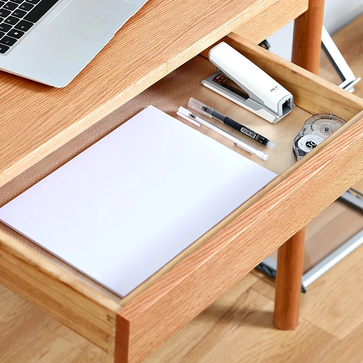 Non-Adhesive Shelf Liners Roll - Waterproof and Non-Slip for Kitchen Cabinets and Drawers