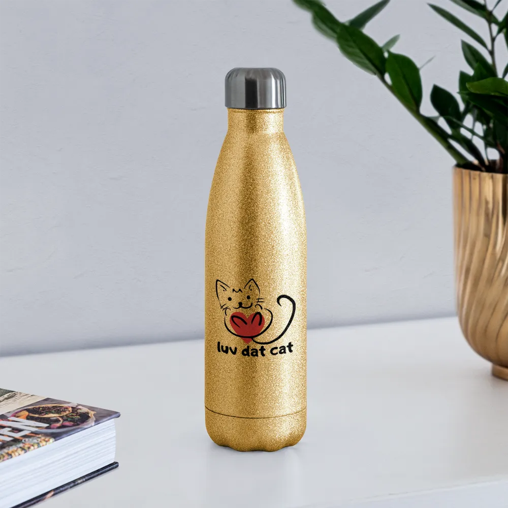 Official Luv Dat Cat Insulated Stainless Steel Water Bottle