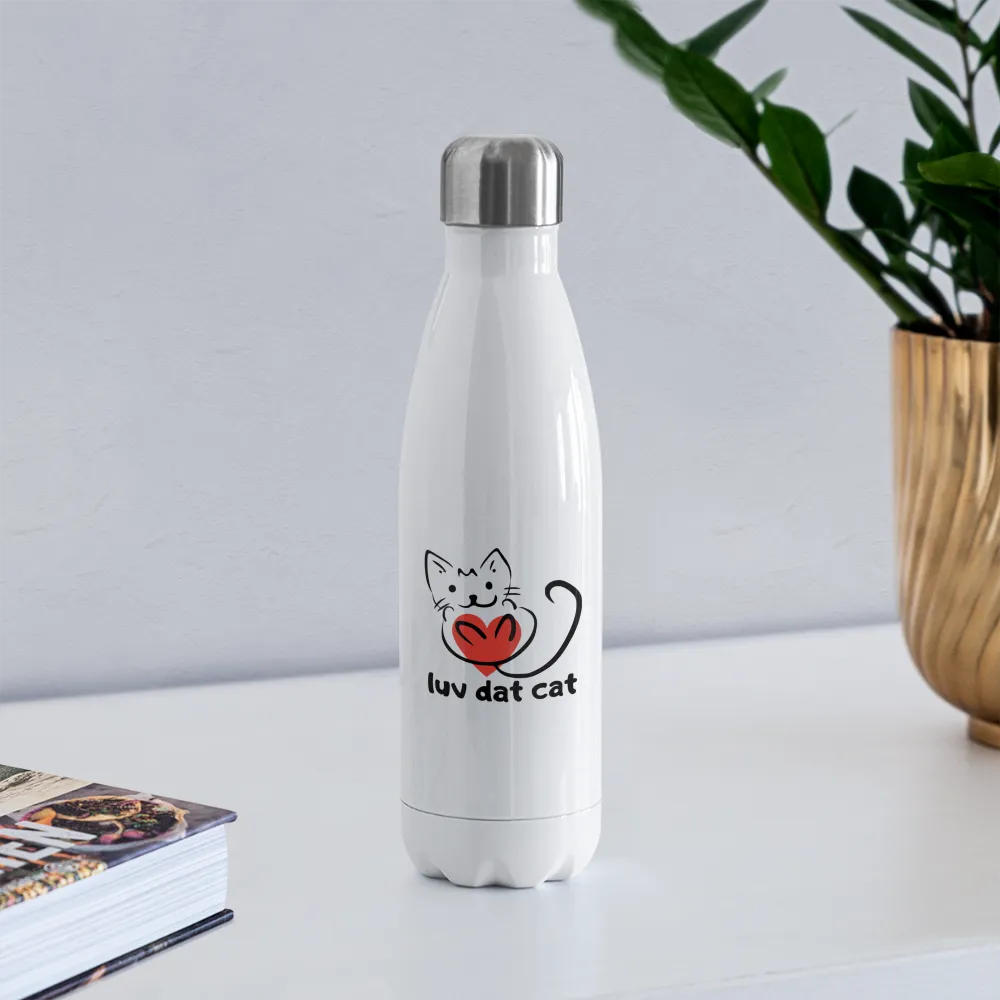 Official Luv Dat Cat Insulated Stainless Steel Water Bottle