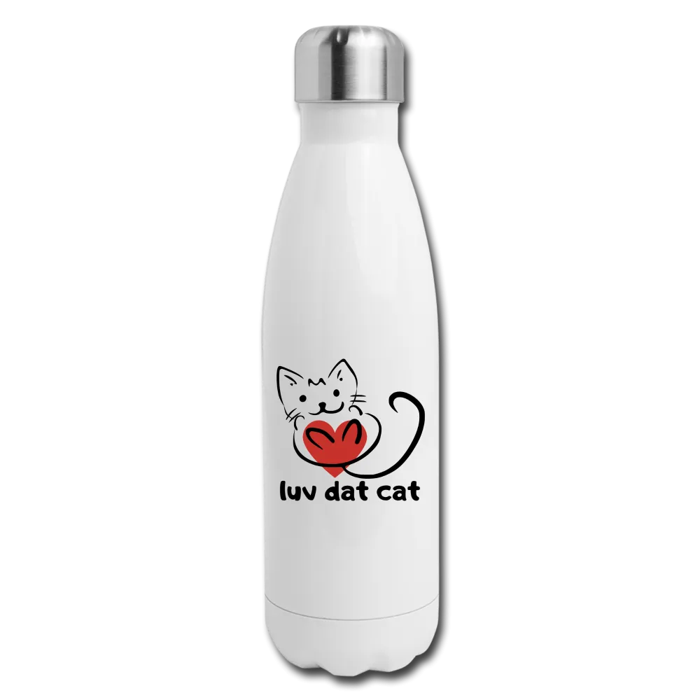 Official Luv Dat Cat Insulated Stainless Steel Water Bottle