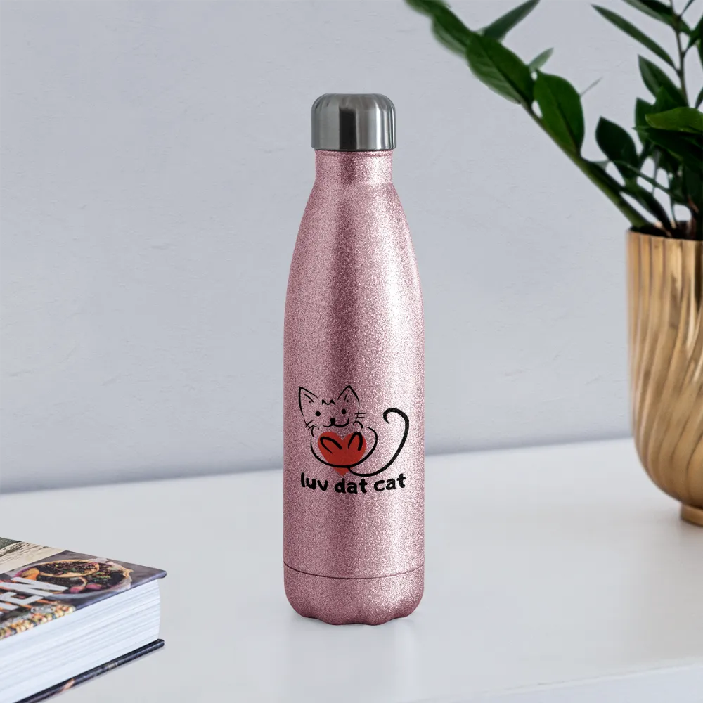 Official Luv Dat Cat Insulated Stainless Steel Water Bottle
