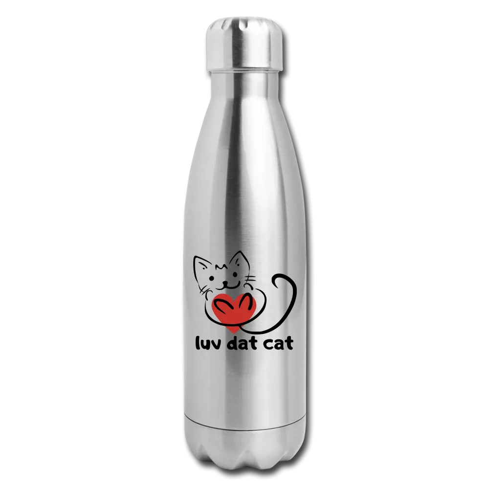 Official Luv Dat Cat Insulated Stainless Steel Water Bottle