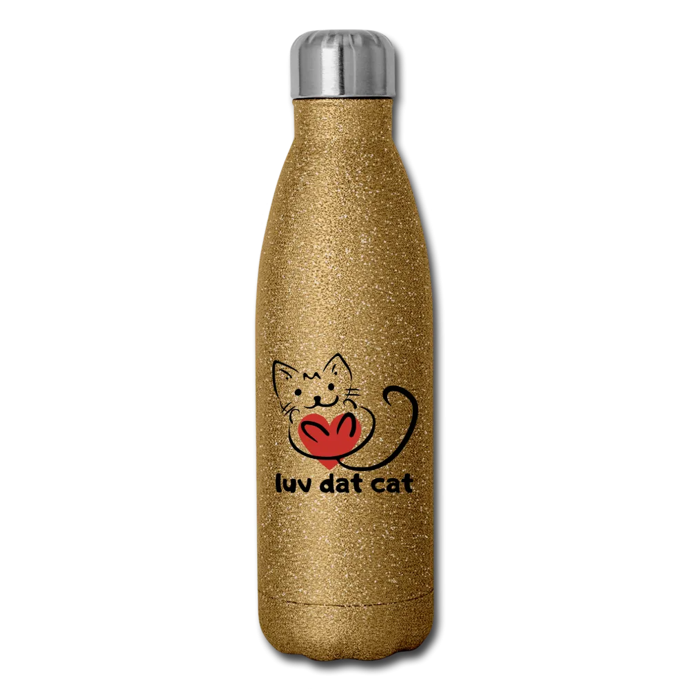 Official Luv Dat Cat Insulated Stainless Steel Water Bottle