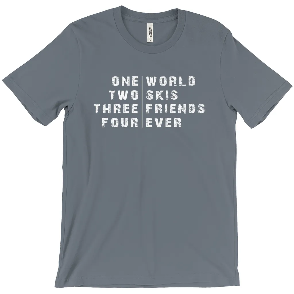 One World Skiing - T-Shirt
