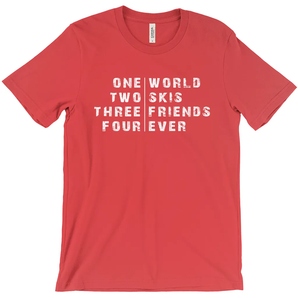 One World Skiing - T-Shirt