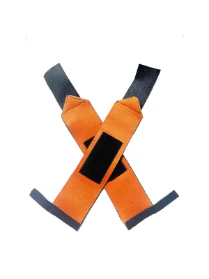 Orange Wrist Wraps