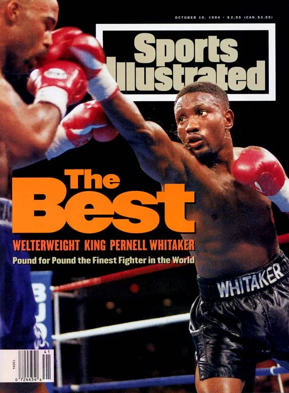 Pernell Whitaker Signed Red Rare Reyes Boxing Glove signed HOF 2007, JSA
